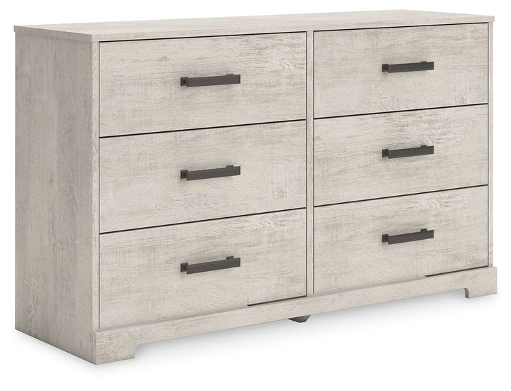 Shawburn - Gray - Six Drawer Dresser