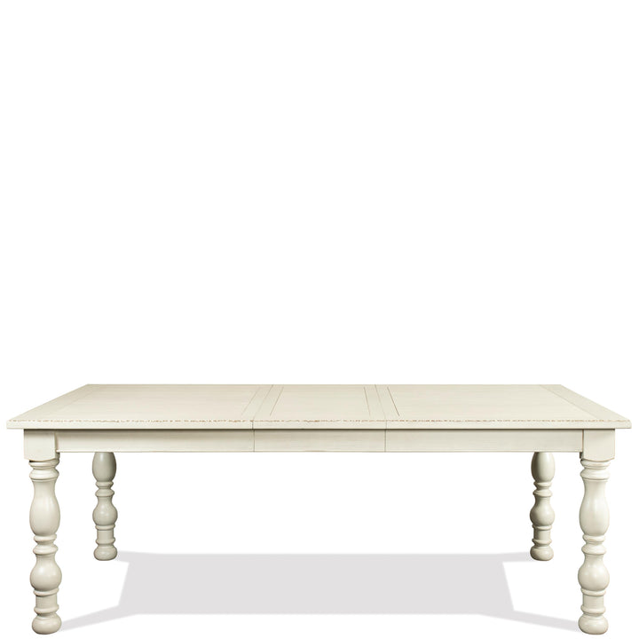 Aberdeen - Rectangle Dining Table - Weathered Worn White