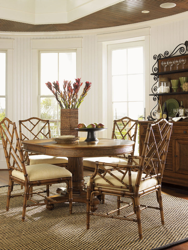 Island Estate - Cayman Kitchen Table - Dark Brown