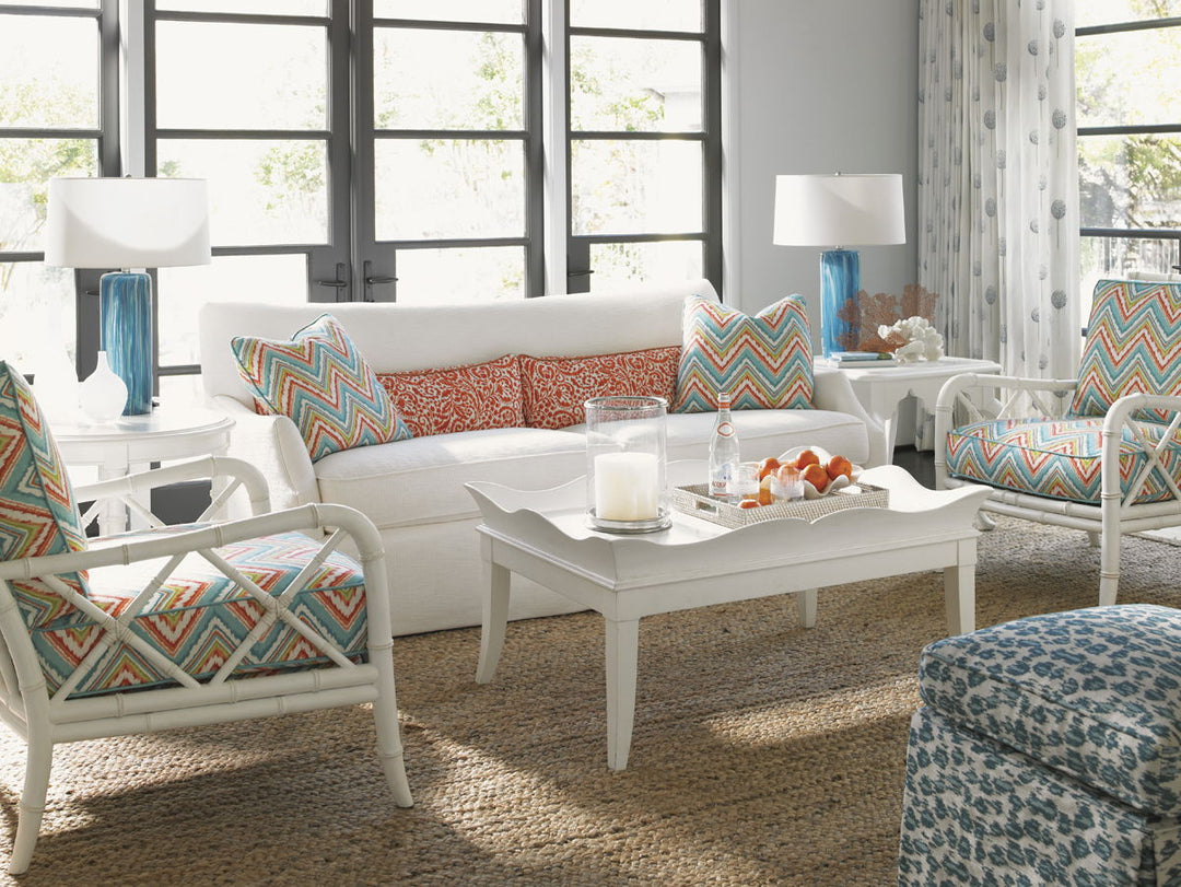 Ivory Key - Crystal Caves Sofa - White