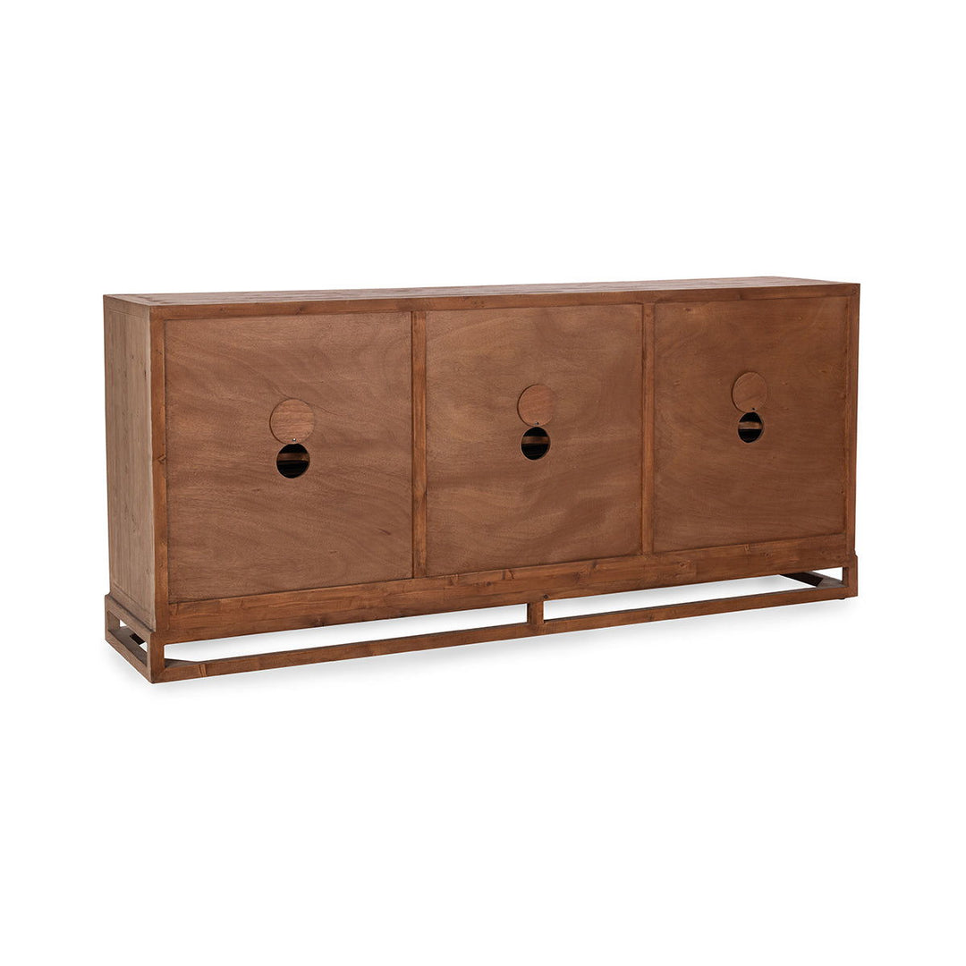 Jolen - 6 Door Buffet - Distressed Brown