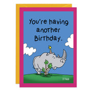 Trying To Hide Birthday Card - 9471