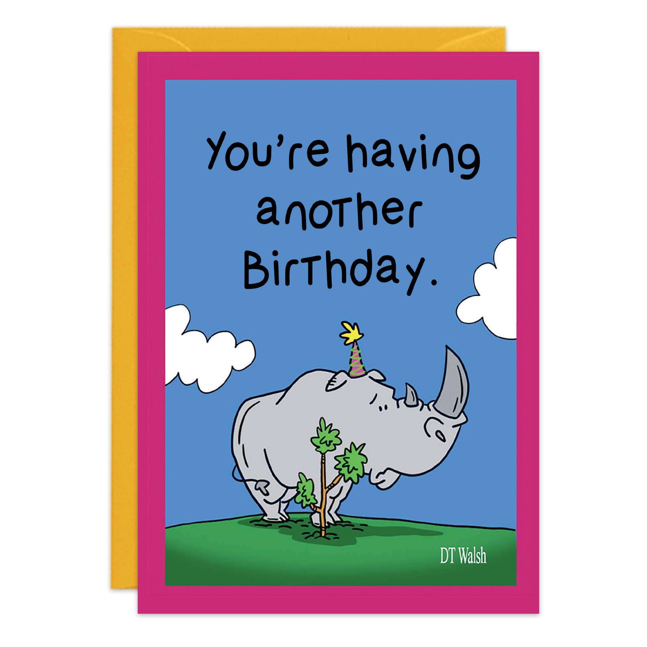 Trying To Hide Birthday Card - 9471