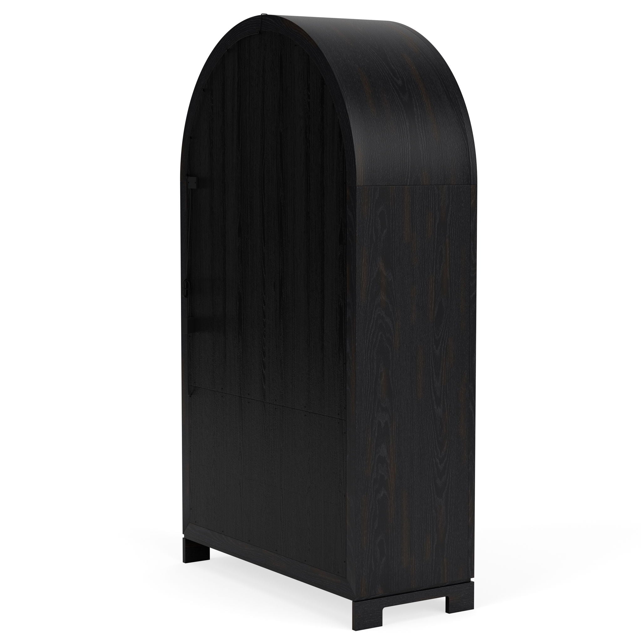Calhoun - Display Cabinet - Whiskey / Ebony Whiskey Oak