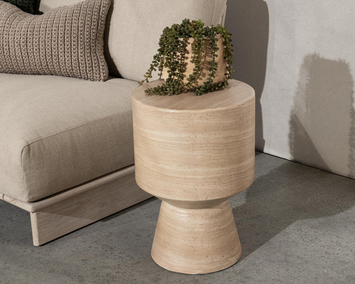 Terrace - 22" Accent Table - Beige