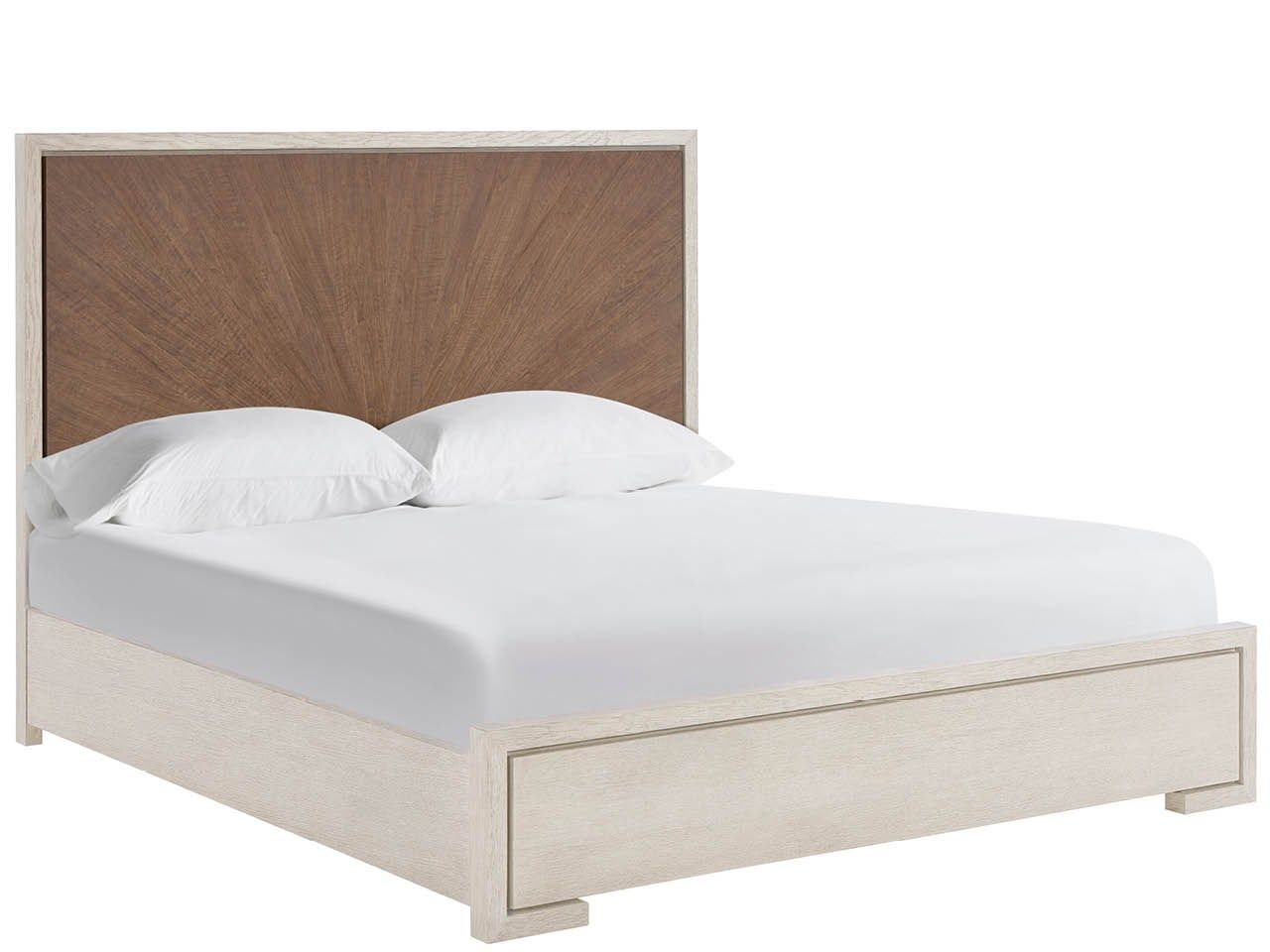 Modern - Panel Bed - Two-Tone