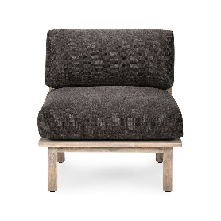 Podium - Outdoor Armless Chair - Dark Gray