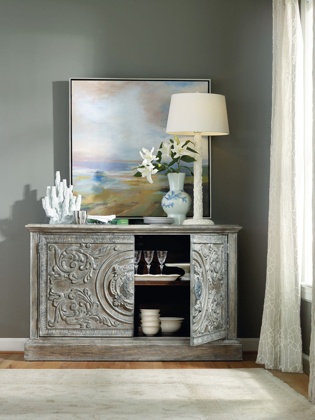 Melange - 2-Door Accent Console