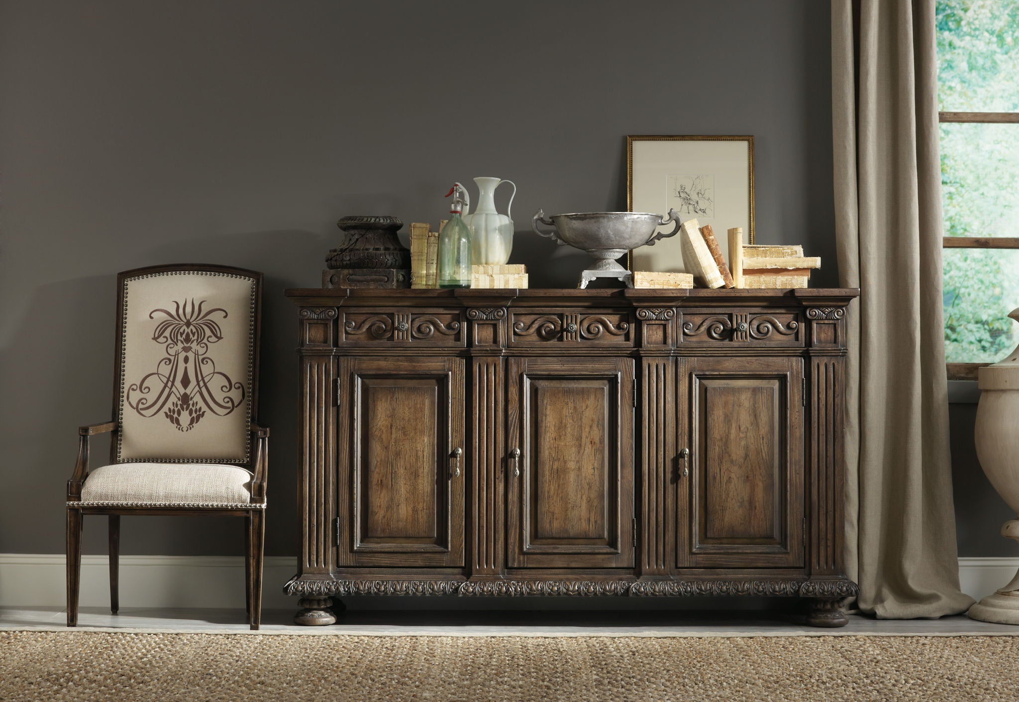 Rhapsody - 72" Credenza - Dark Brown