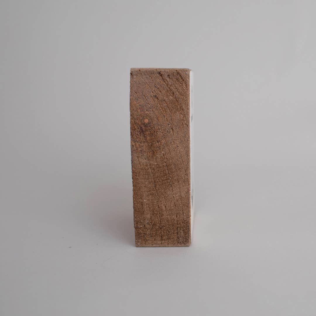 Black Block Font Decorative Wooden Block Letters A - Z: H