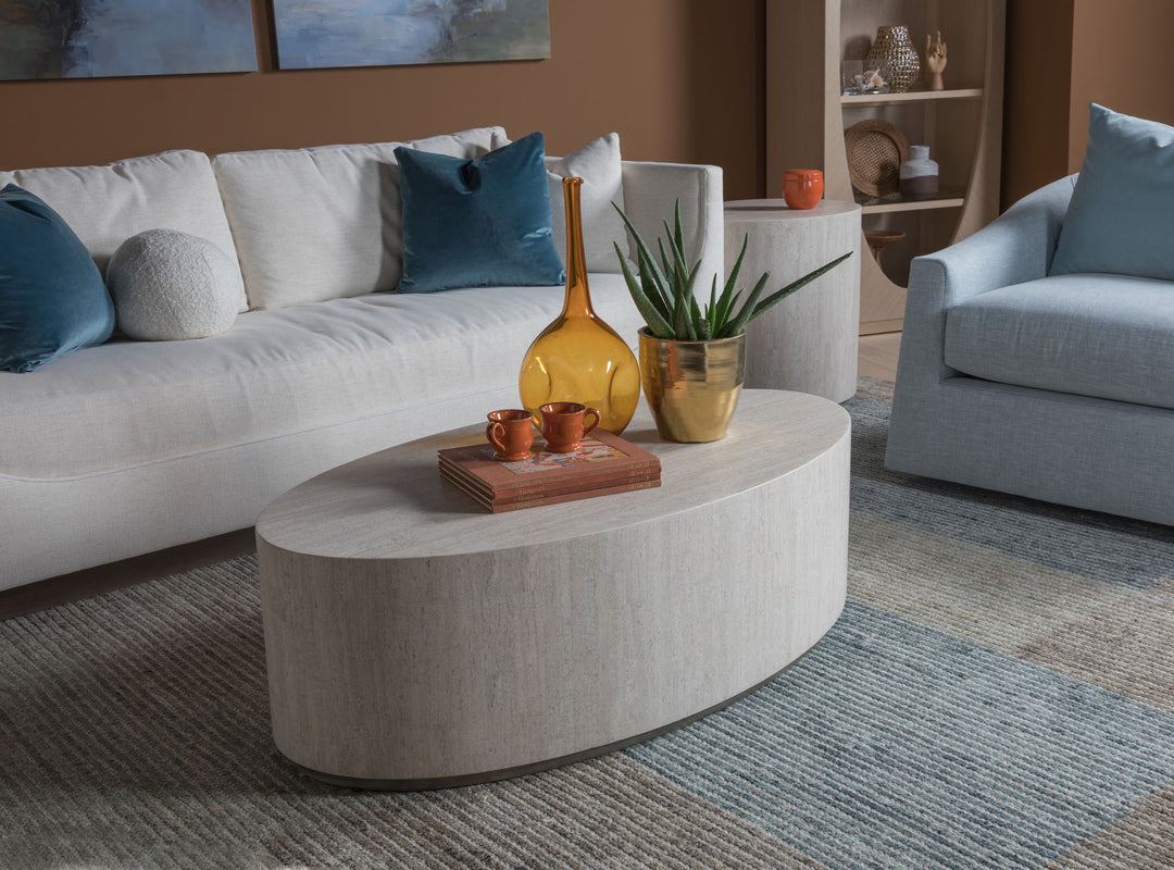 Signature Designs - Cassio Oval Cocktail Table - Gray