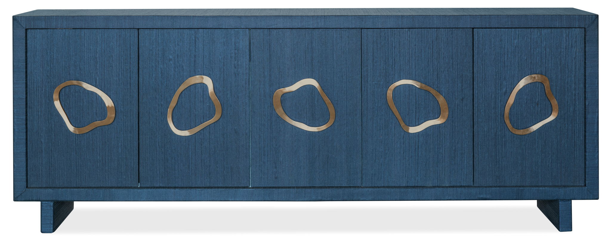 Commerce And Market - Paige Five-Door Credenza - Blue