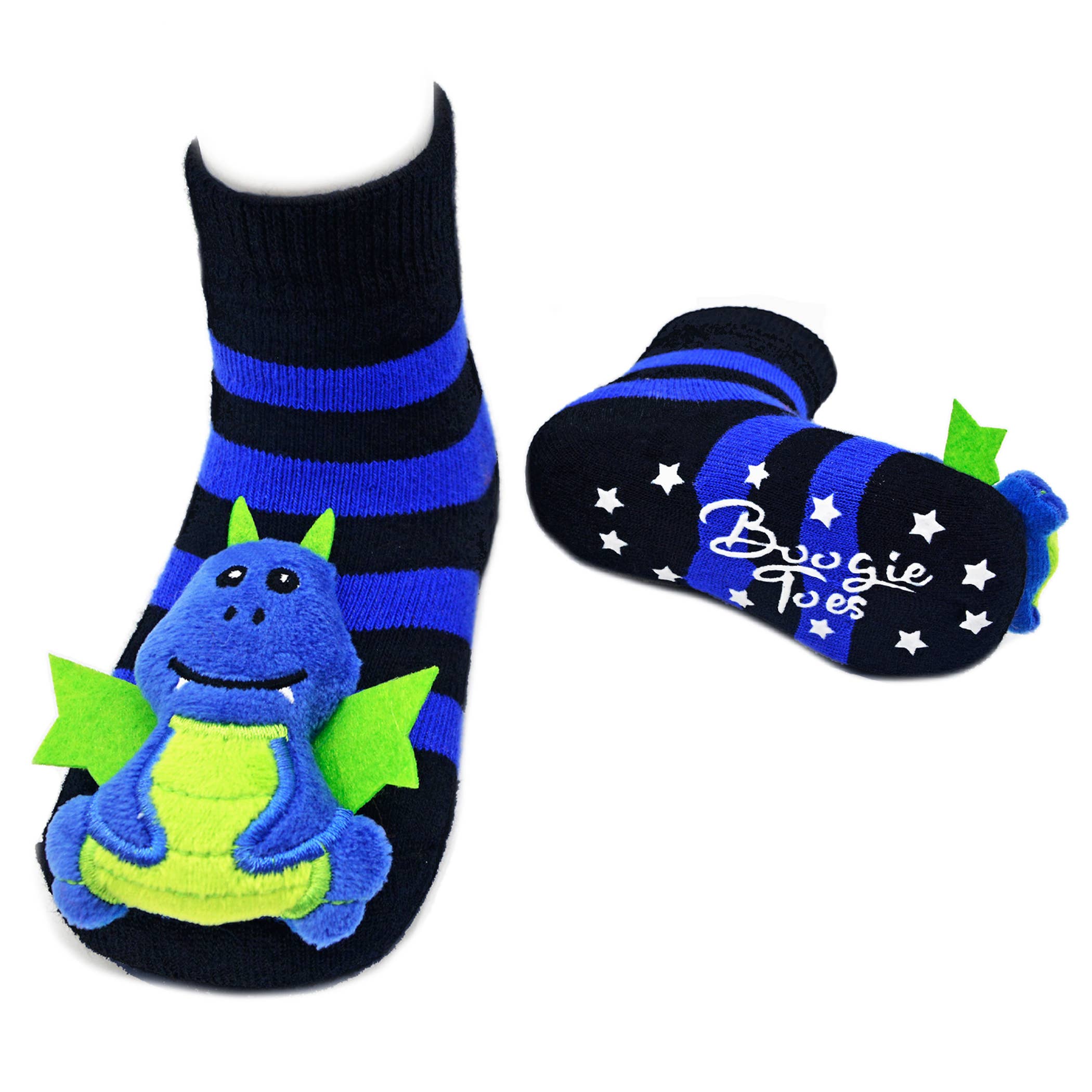 Blue Dragon Halloween - Boogie Toes Rattle Socks: 0 - 1 Y