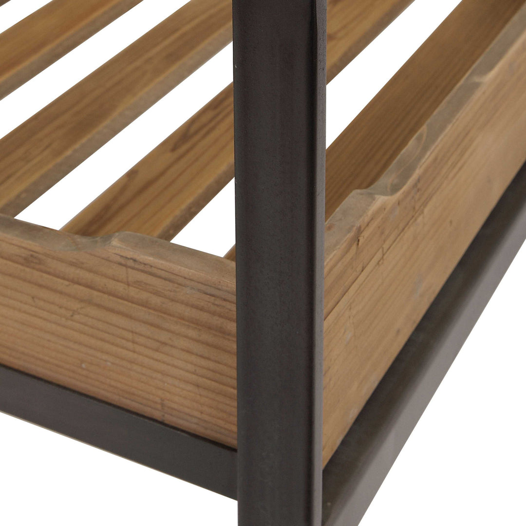 Silas - Coffee Table - Light Brown & Black