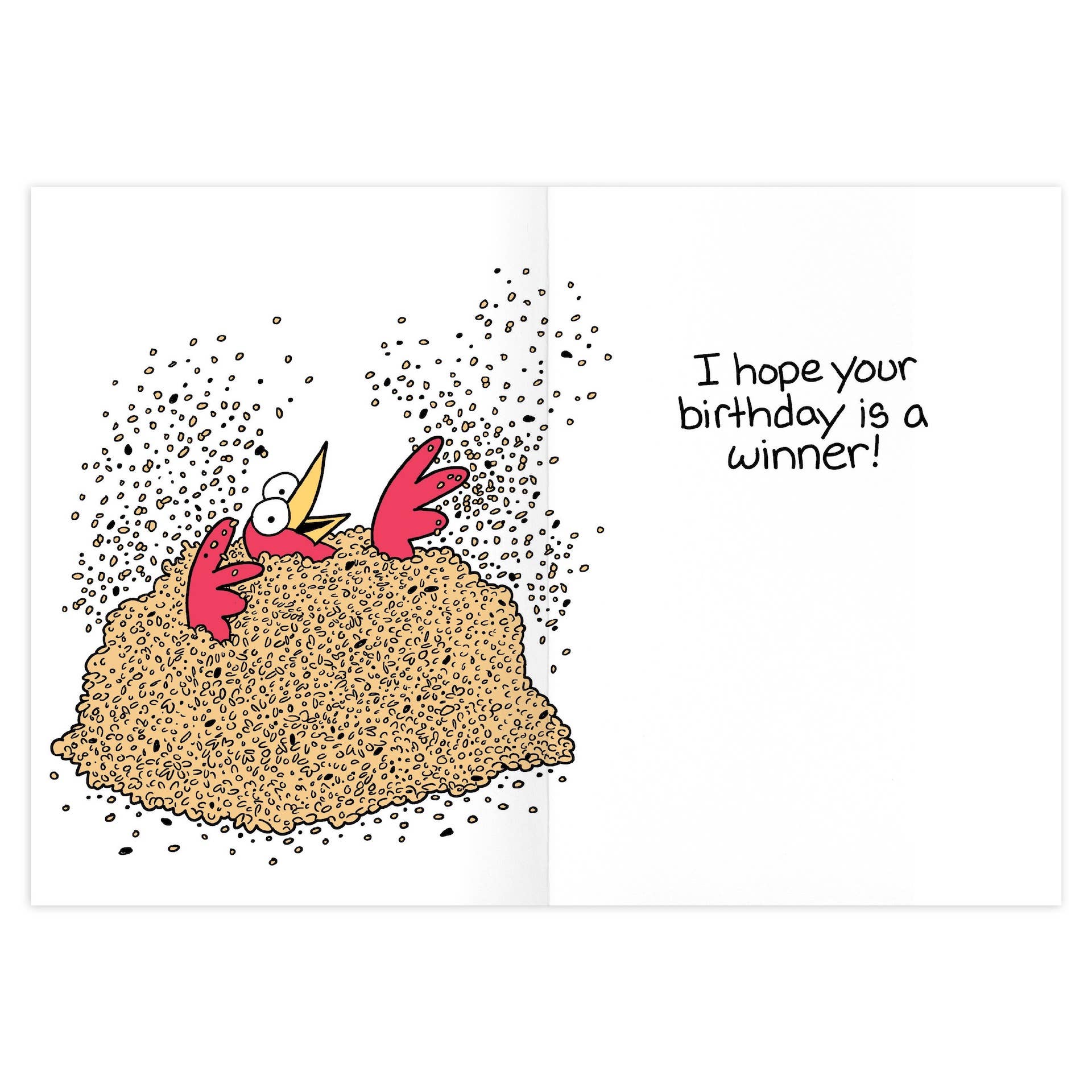Birdseed Slots Birthday Card - 9470