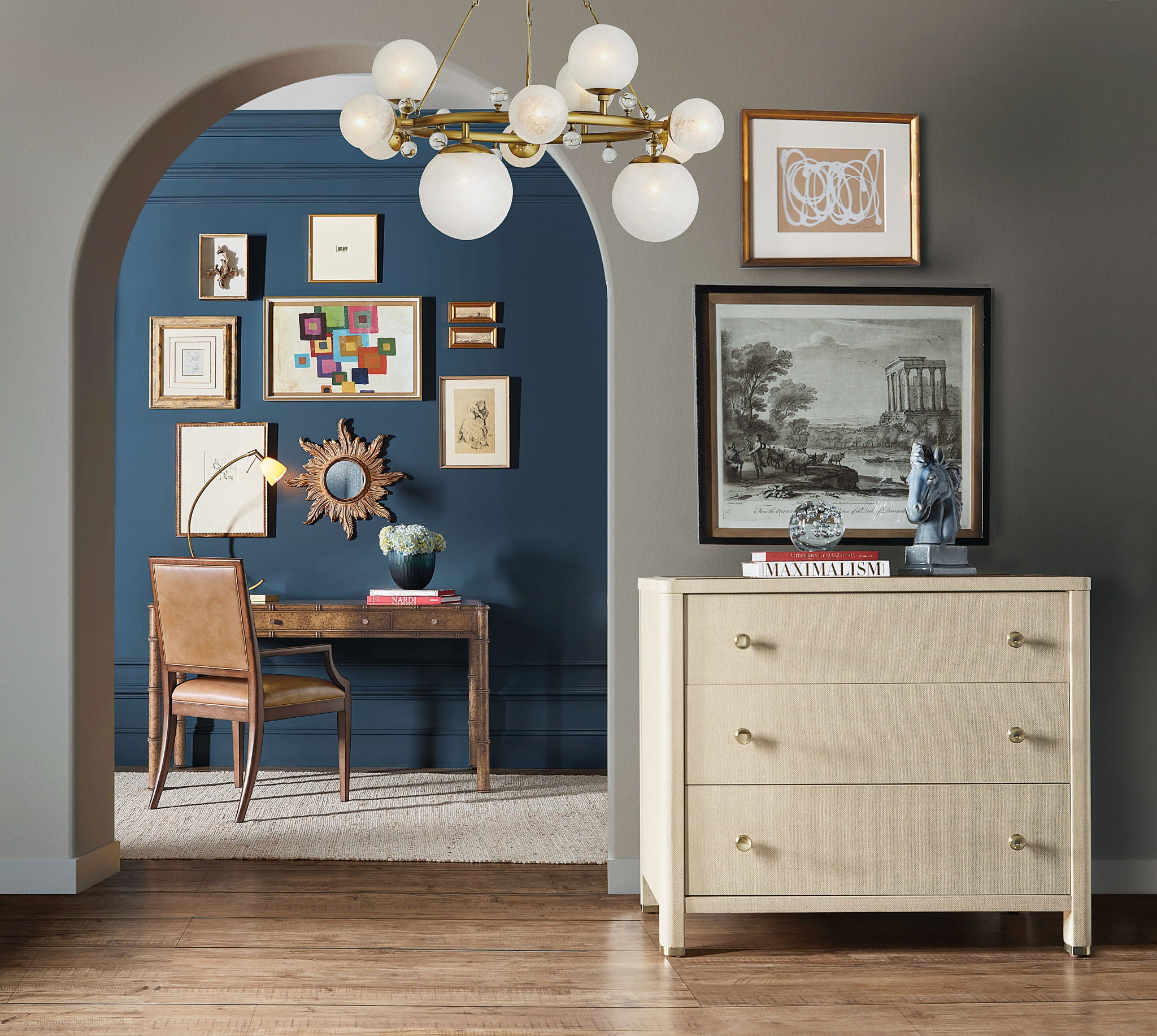 Archives - Writing Desk - Dark Brown / Light Brown