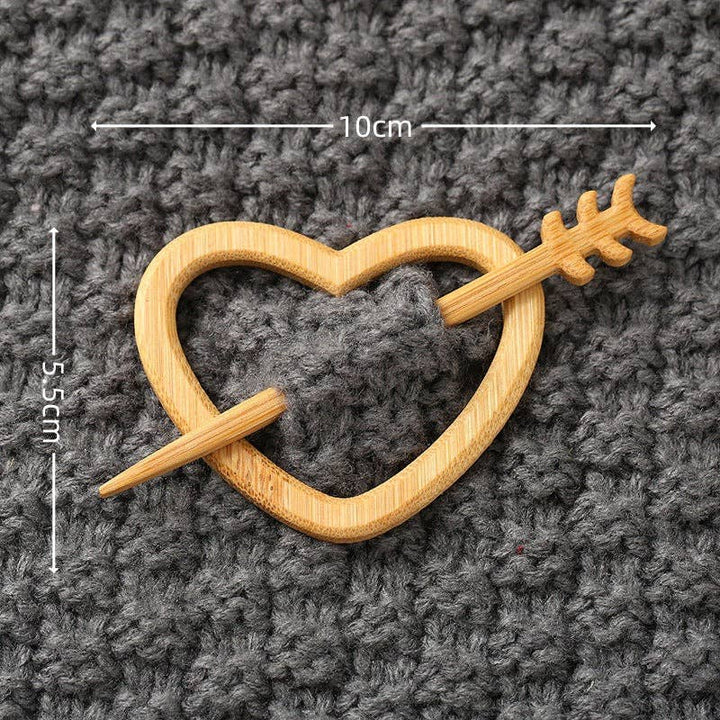 Wooden Shaped Brooch: Dog