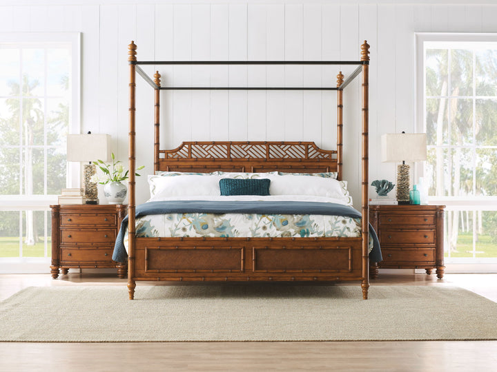 Island Estate - Martinique Nightstand - Dark Brown