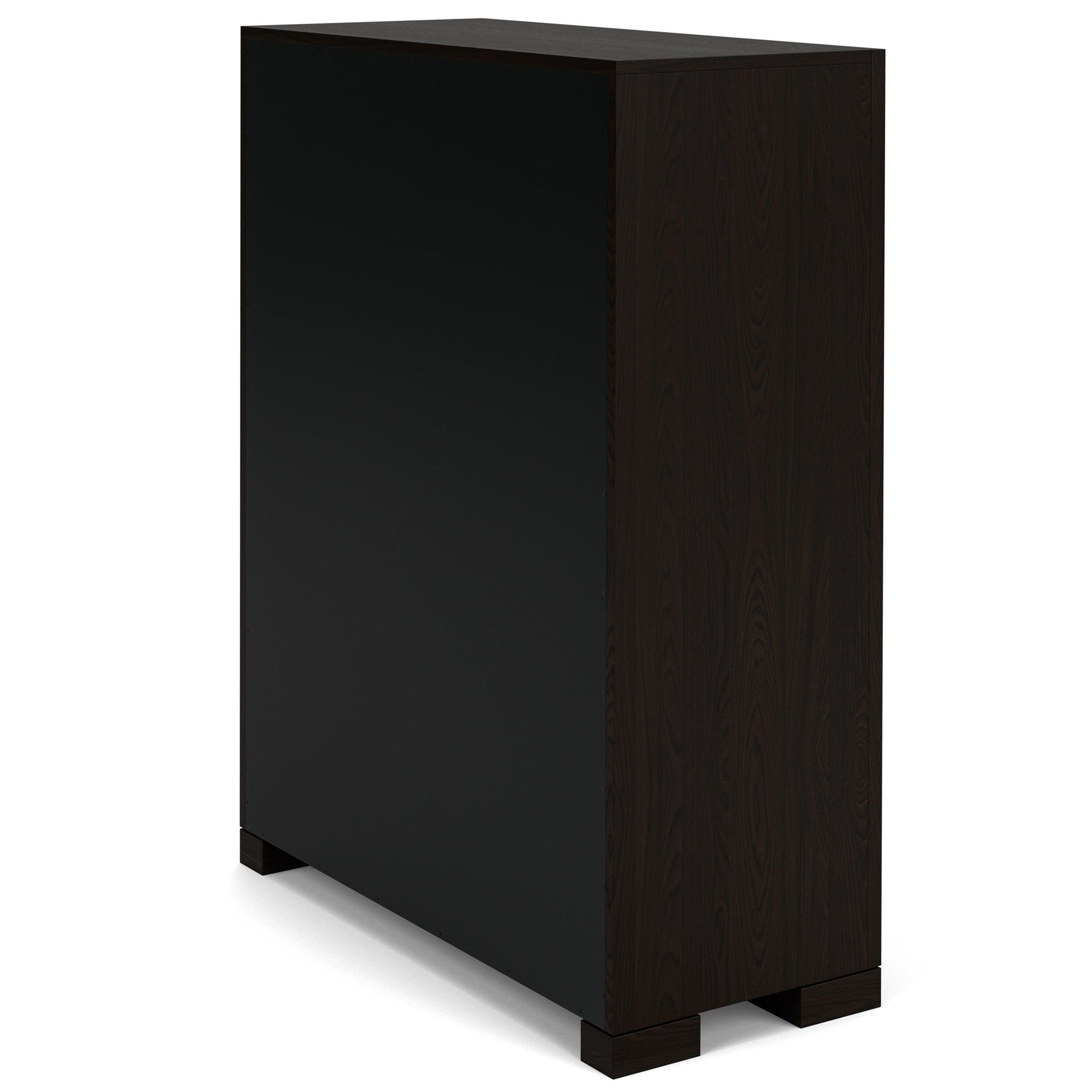 Lydia - 5 Drawer Chest - Dark Brown