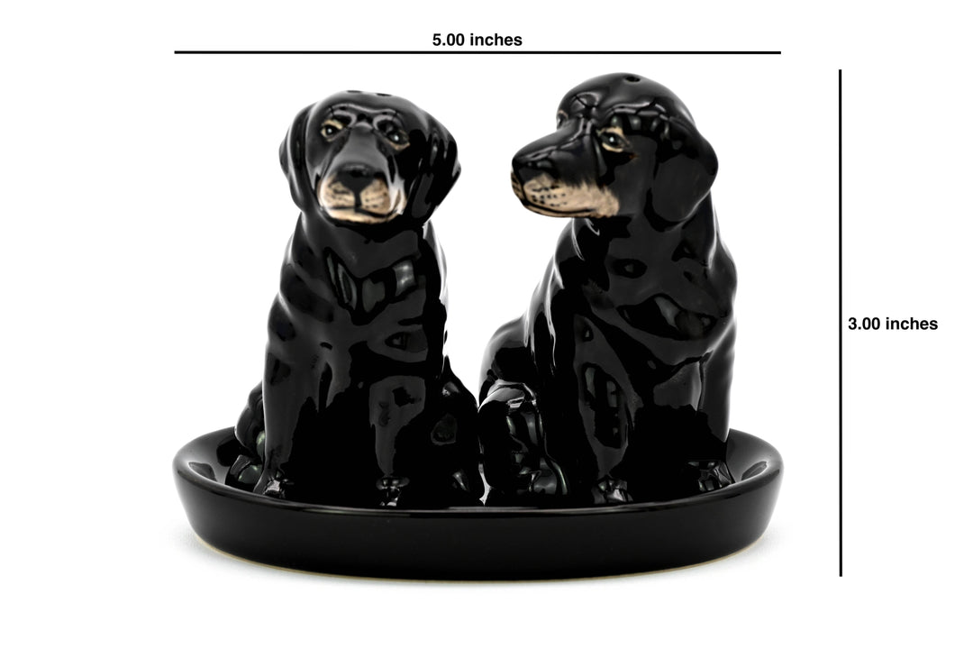 SP915 SALT AND PEPPER SHAKER Labrador(black)
