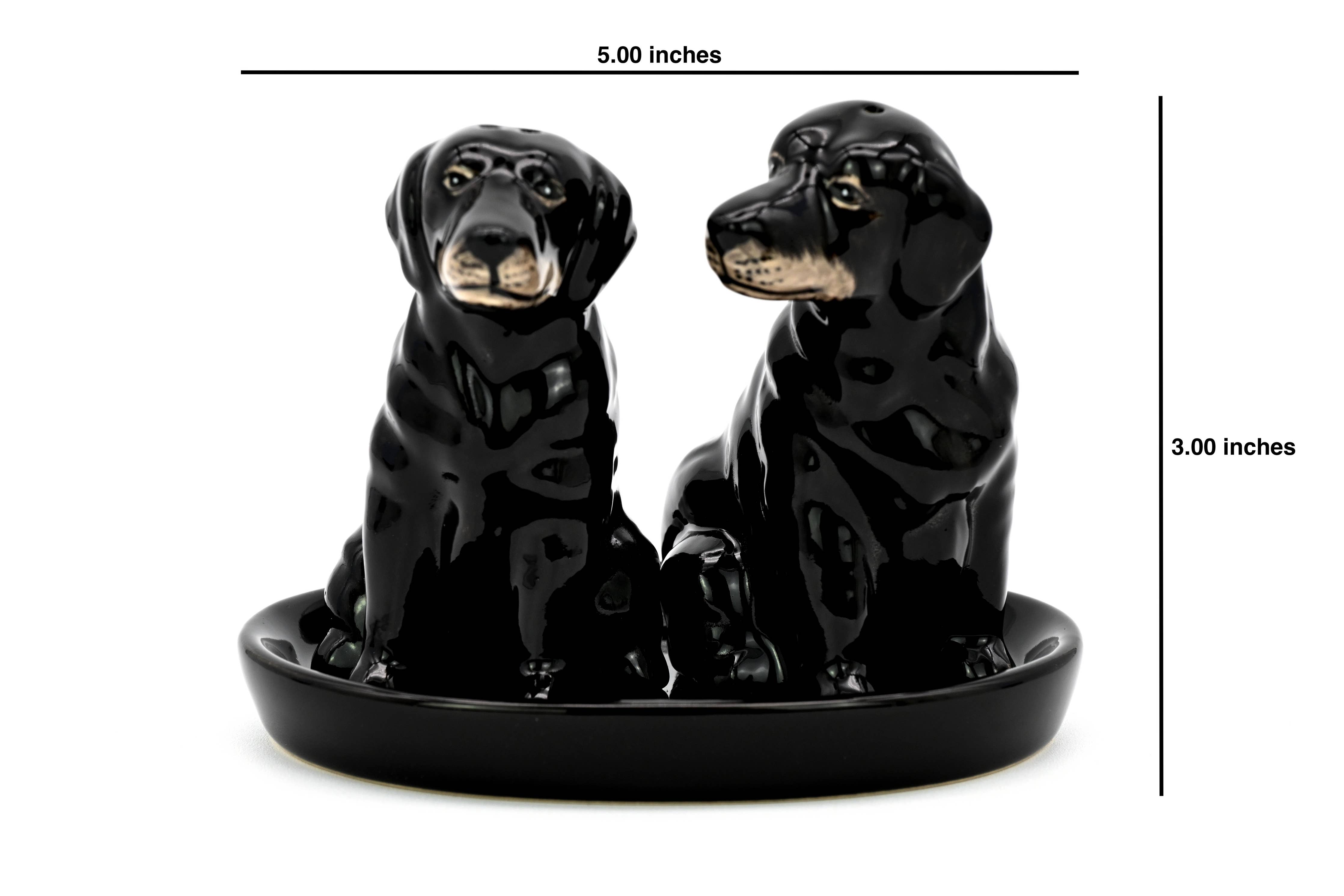 SP915 SALT AND PEPPER SHAKER Labrador(black)