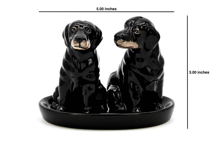 SP915 SALT AND PEPPER SHAKER Labrador(black)
