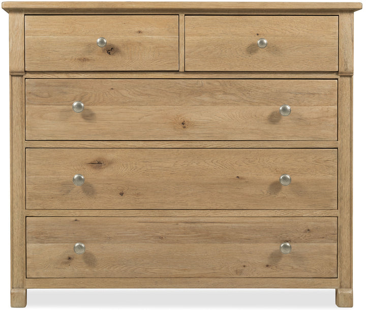 Driftwood - Five-Drawer Chest - Light Wood