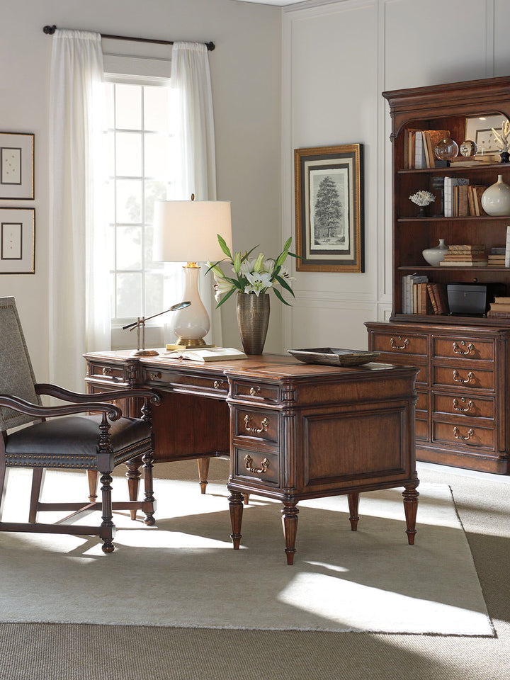 Richmond Hill - Wesley Desk - Dark Brown