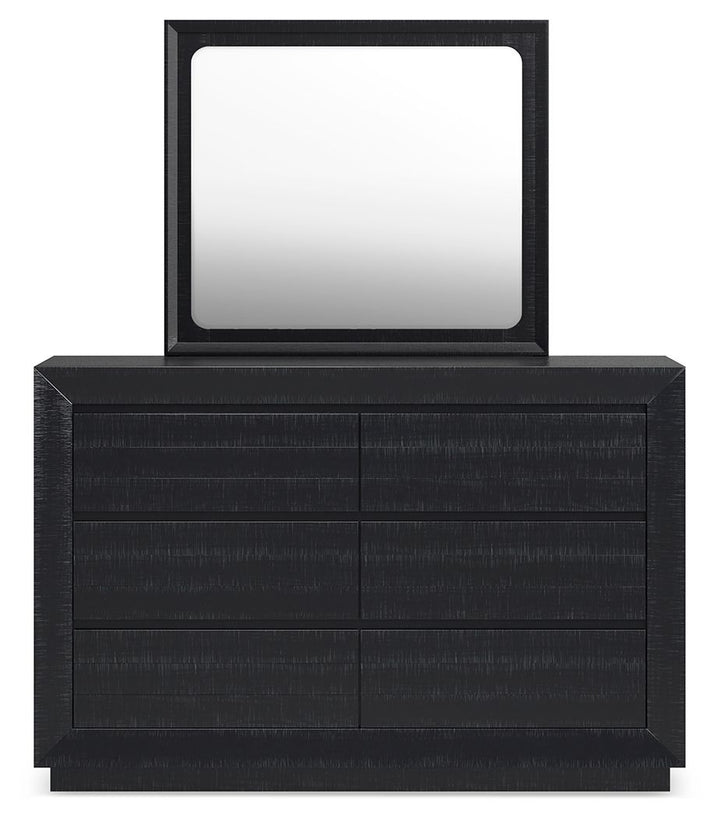 Londer - Black - Dresser And Mirror
