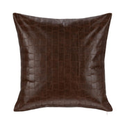 Leather Seston - 20" x 20" Pillow - Brown