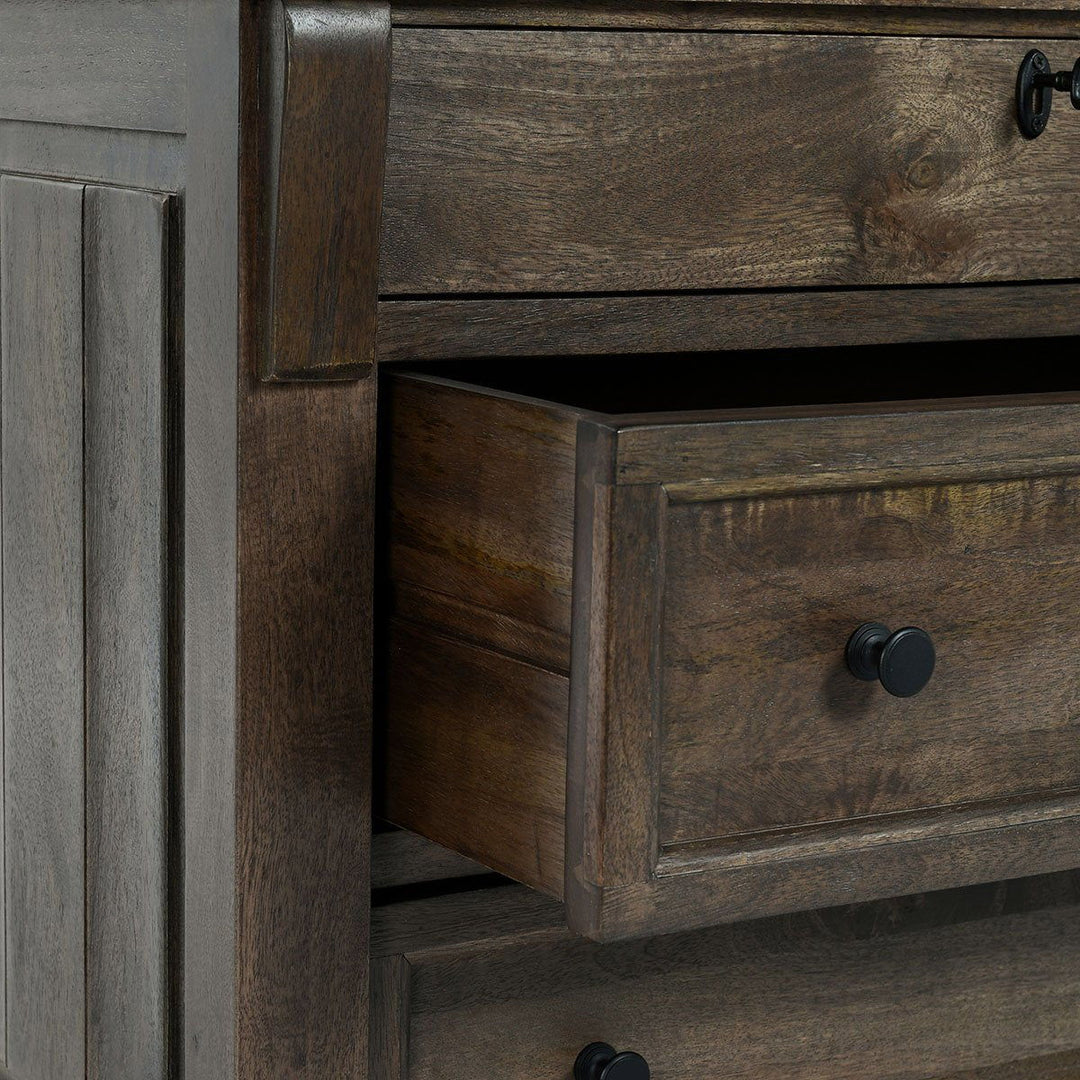 Adelaide - Wood 3 Drawer Nightstand - Cocoa Brown