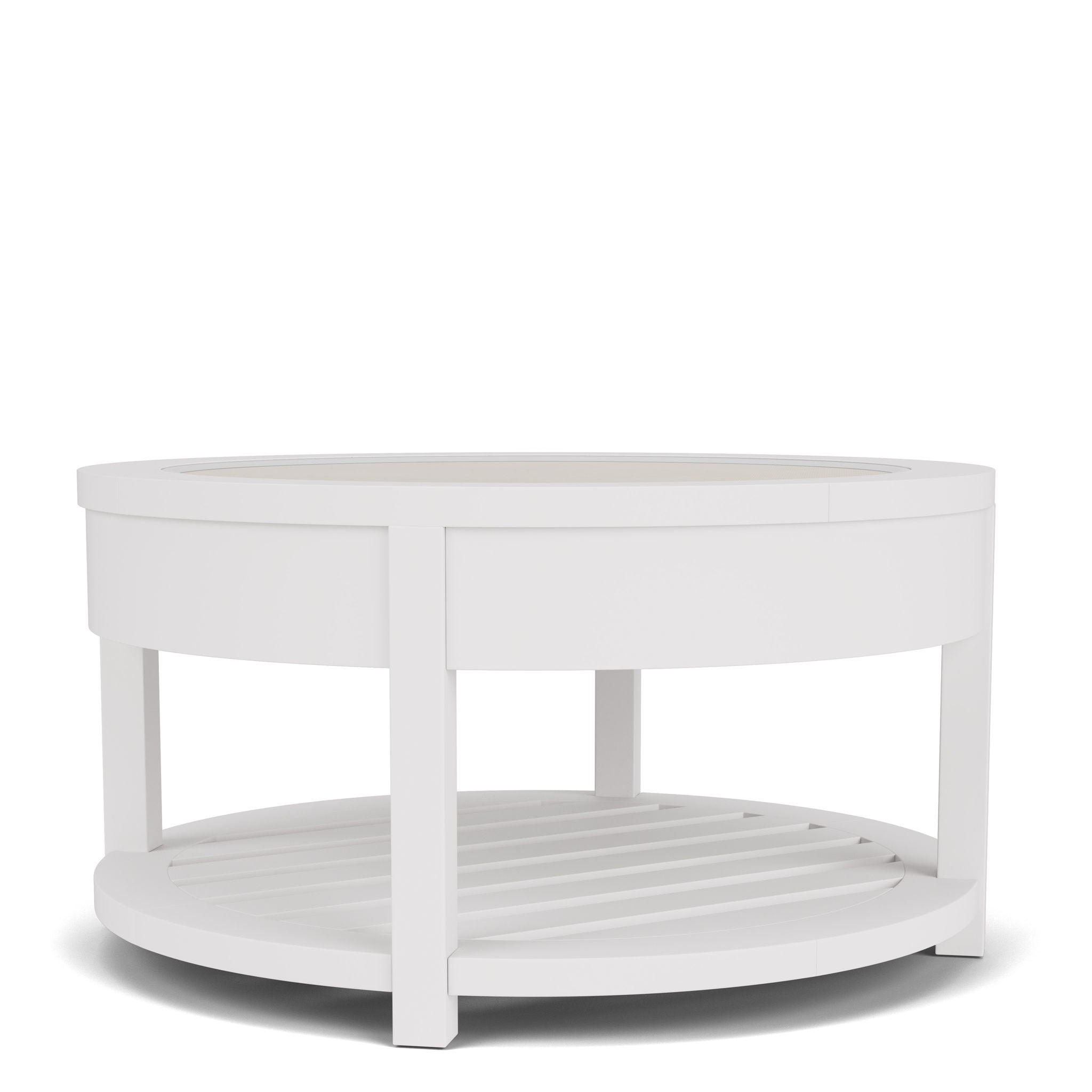 Rosalie - Round Cocktail Table - White