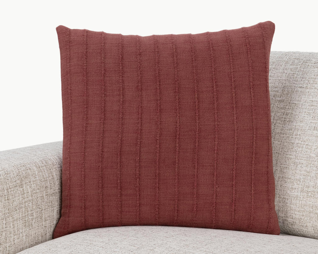 Hunter - 22" x 22" SLD Pillow - Cherrywood Red