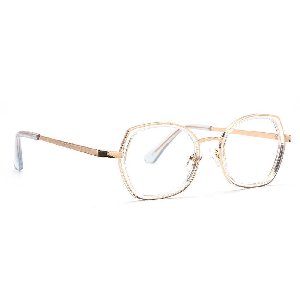 MELISSA | Gold Frame /  Clear Accent: 1.25