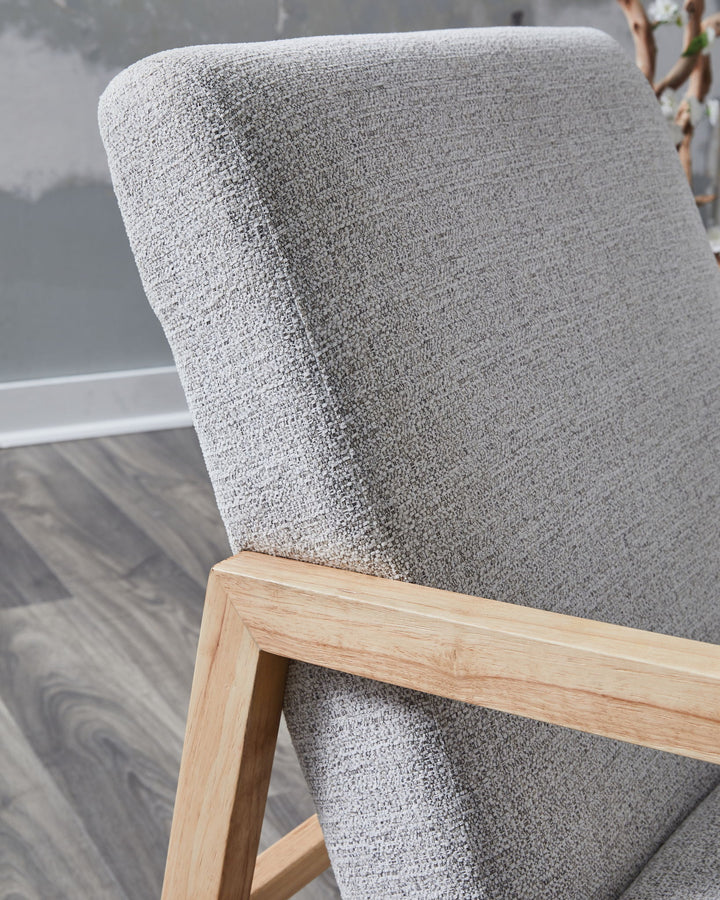 Wychworth - Gray / Natural - Accent Chair