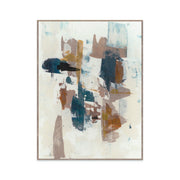 Alternative I - 36" x 48" Painting Art by Buddy Whitlock - Blue / Pearl Silver