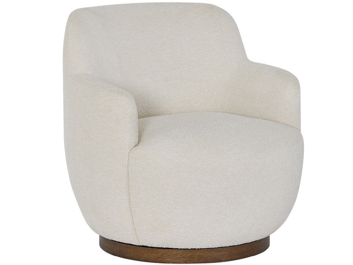 Chloe - Swivel Chair - White