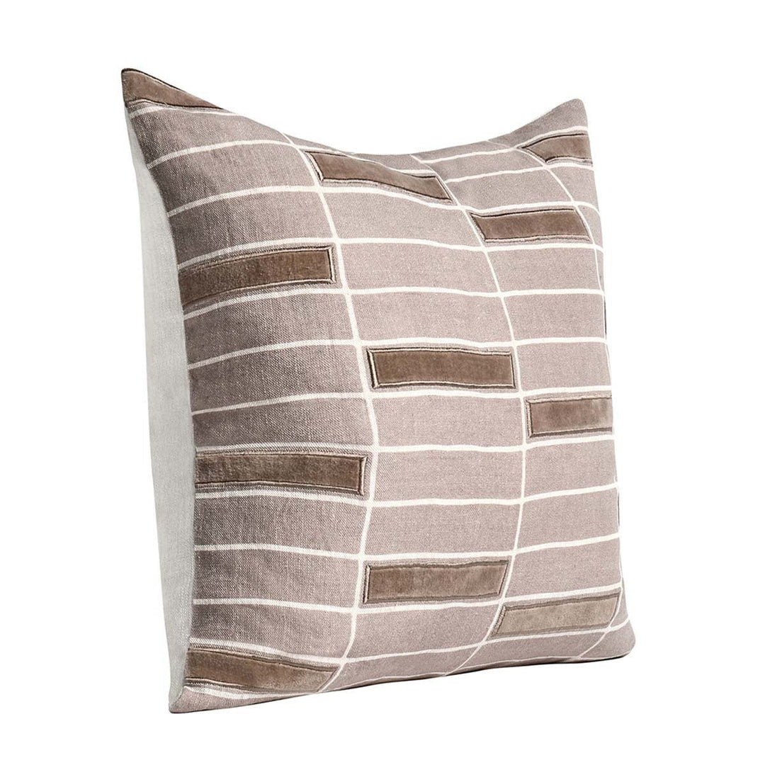 Modern Perspective - Breccia Pillow - Taupe