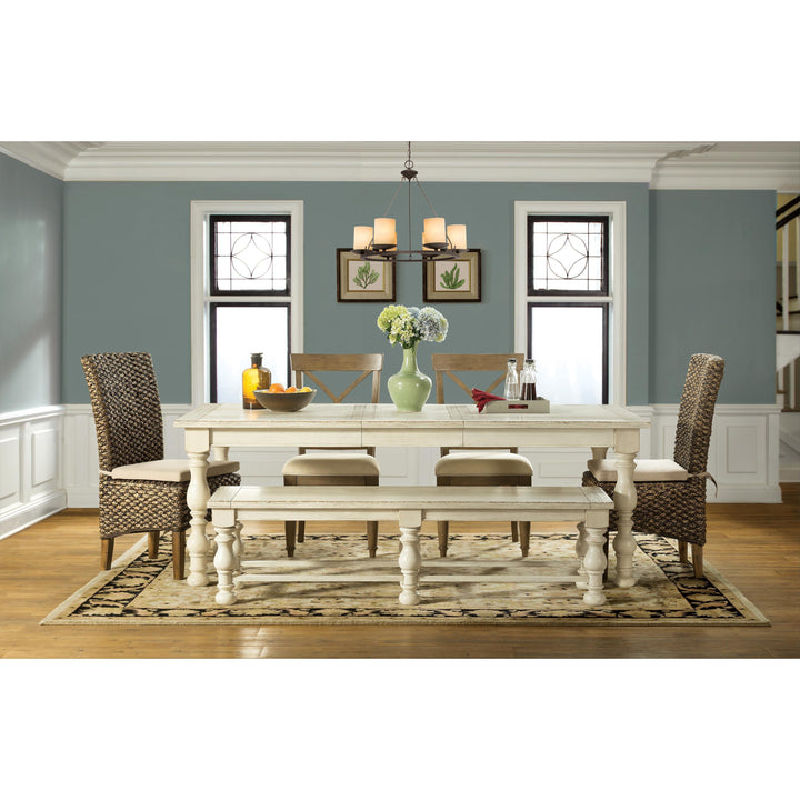 Mix-N-Match Chairs - Woven Side Upholstered Chair (Set of 2) - Hazelnut