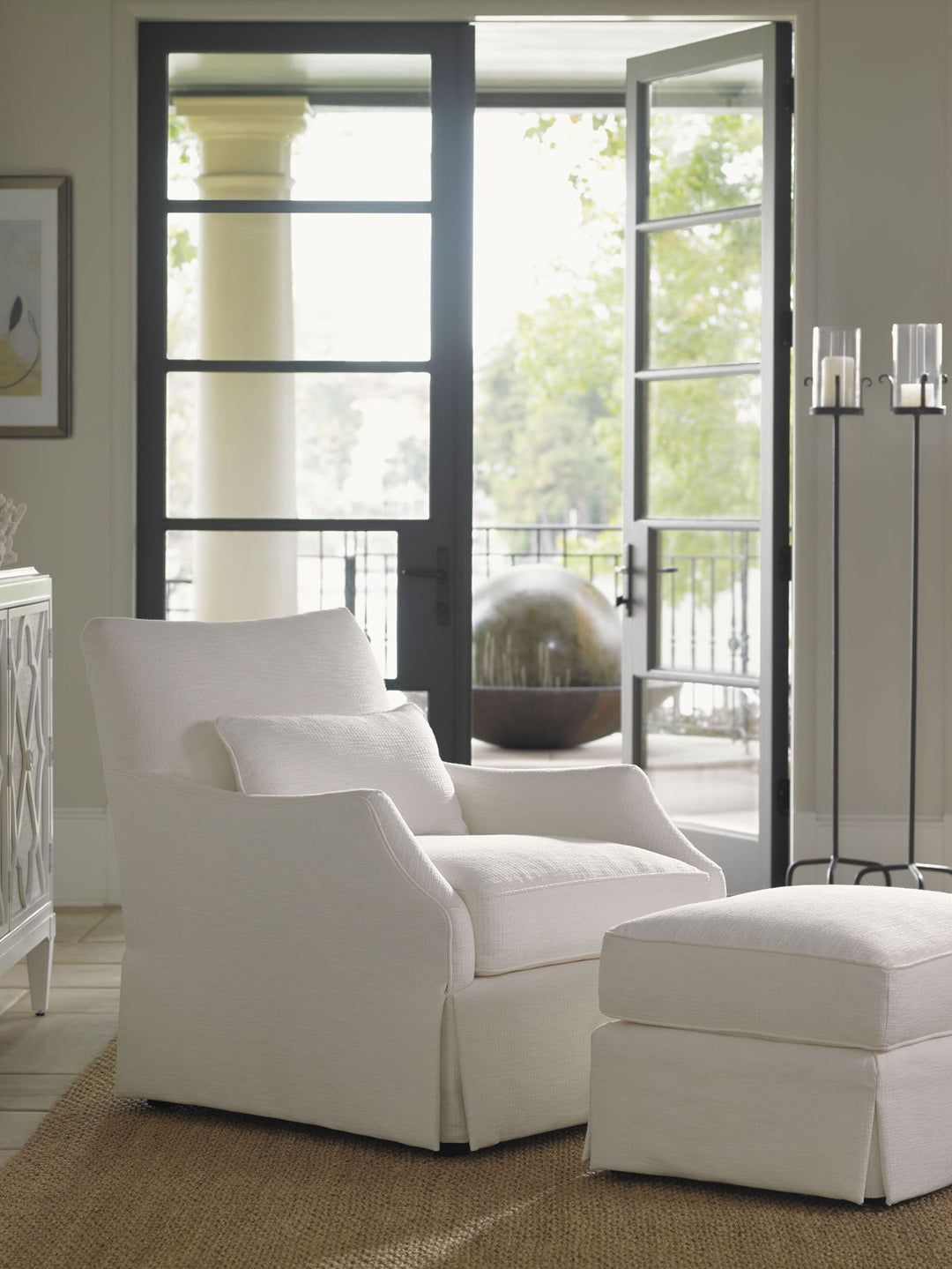 Ivory Key - Crystal Caves Chair - White