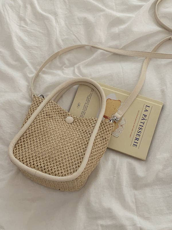 Original Creation Weave Bags Accessories: BROWN / One_size