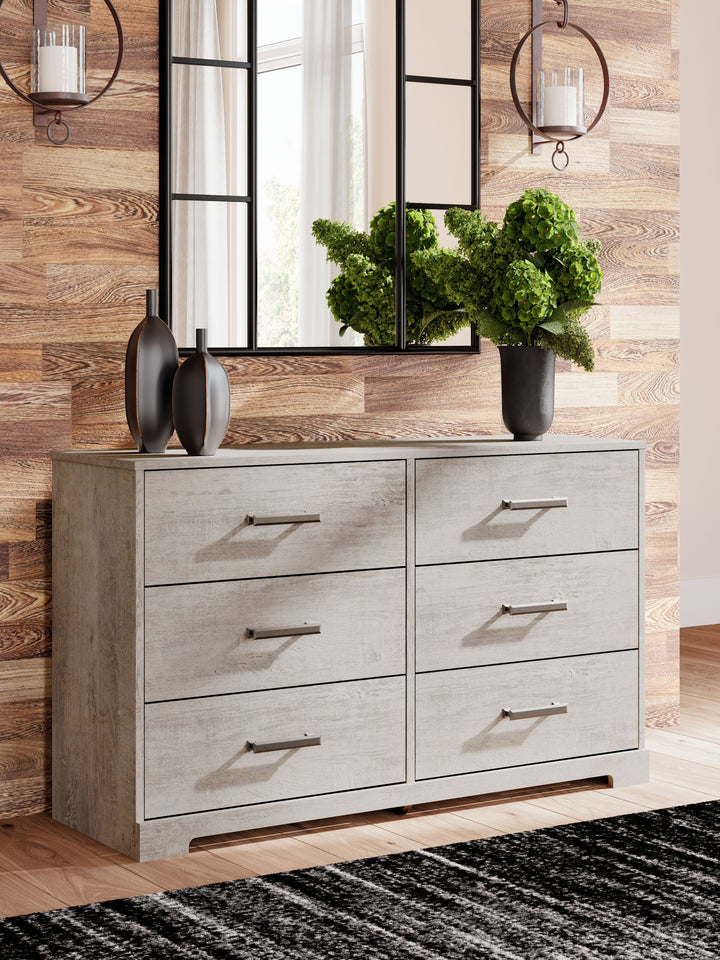 Shawburn - Gray - Six Drawer Dresser