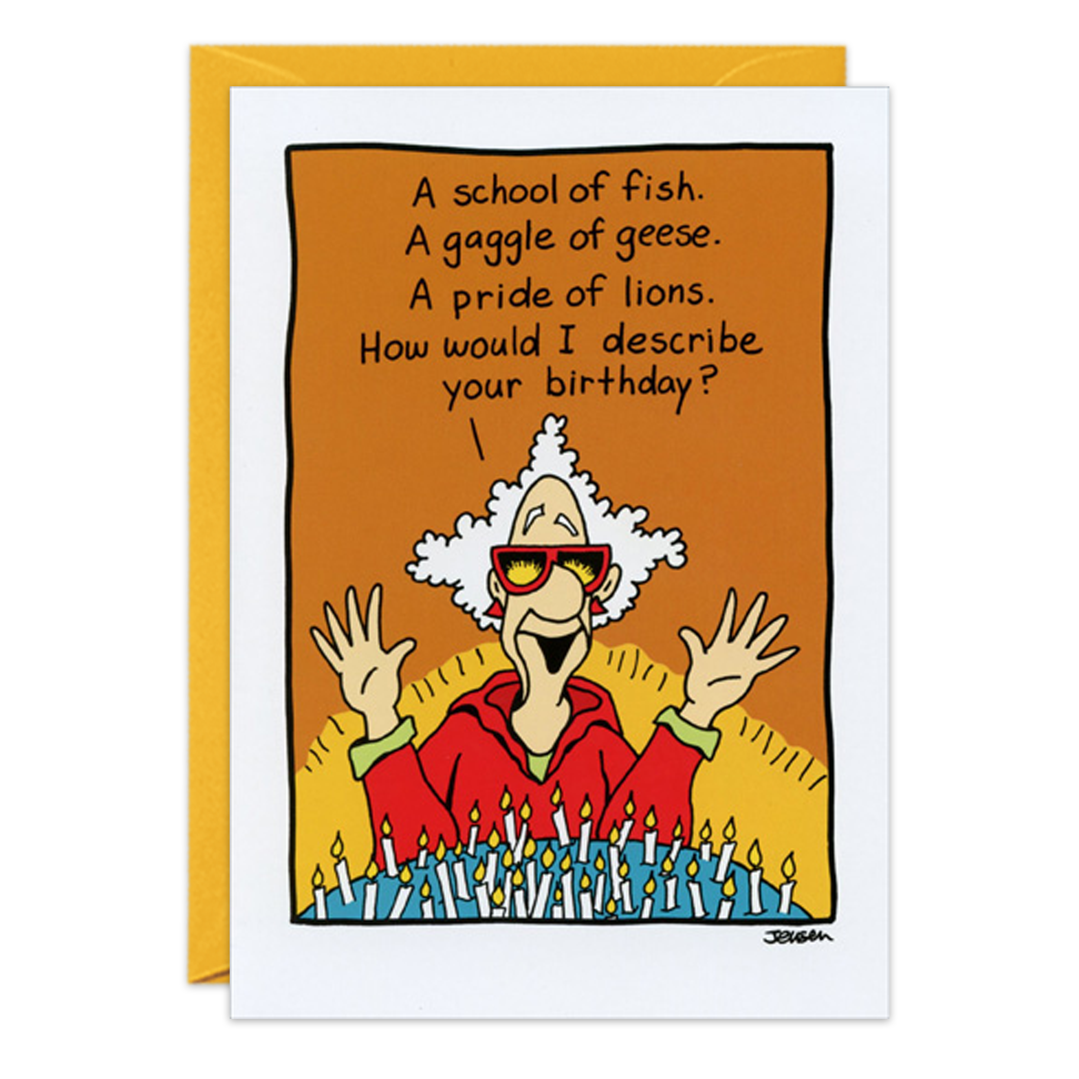 Load Of Candles Birthday Card - 1686
