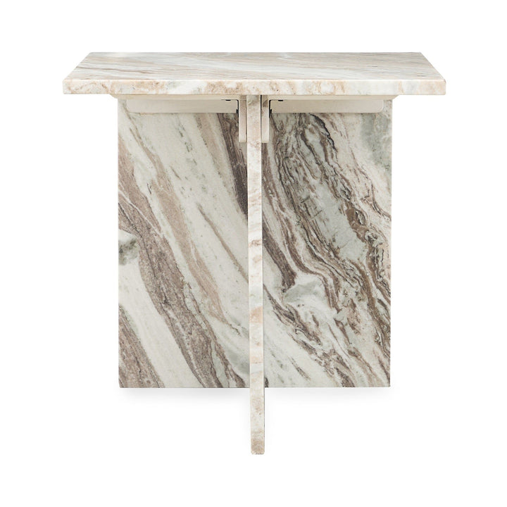 Bexly - Marble Square End Table