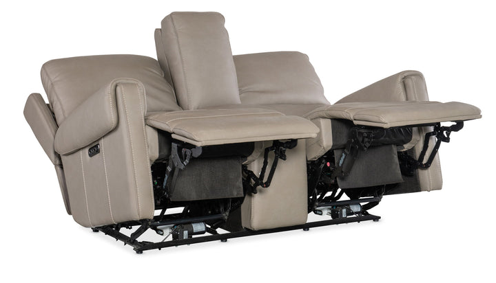 Somers - Power Console Loveseat With Power Headrest