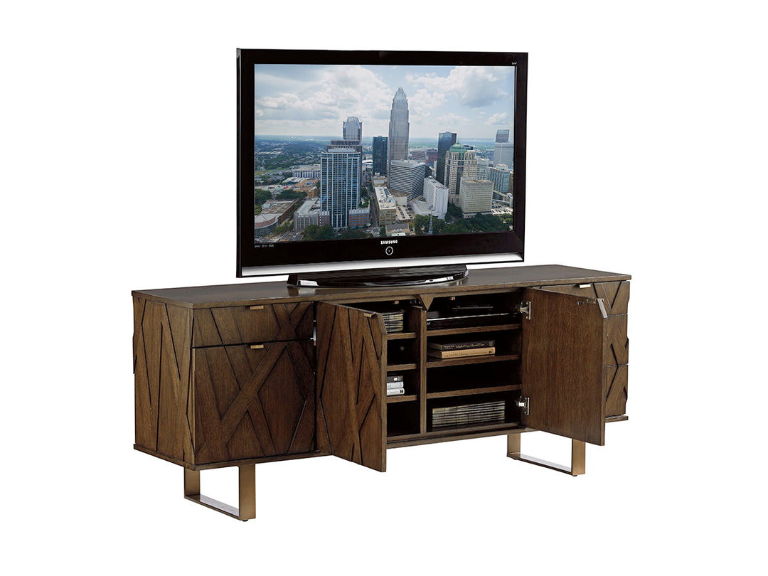Cross Effect - Ellison Media Center - Dark Brown