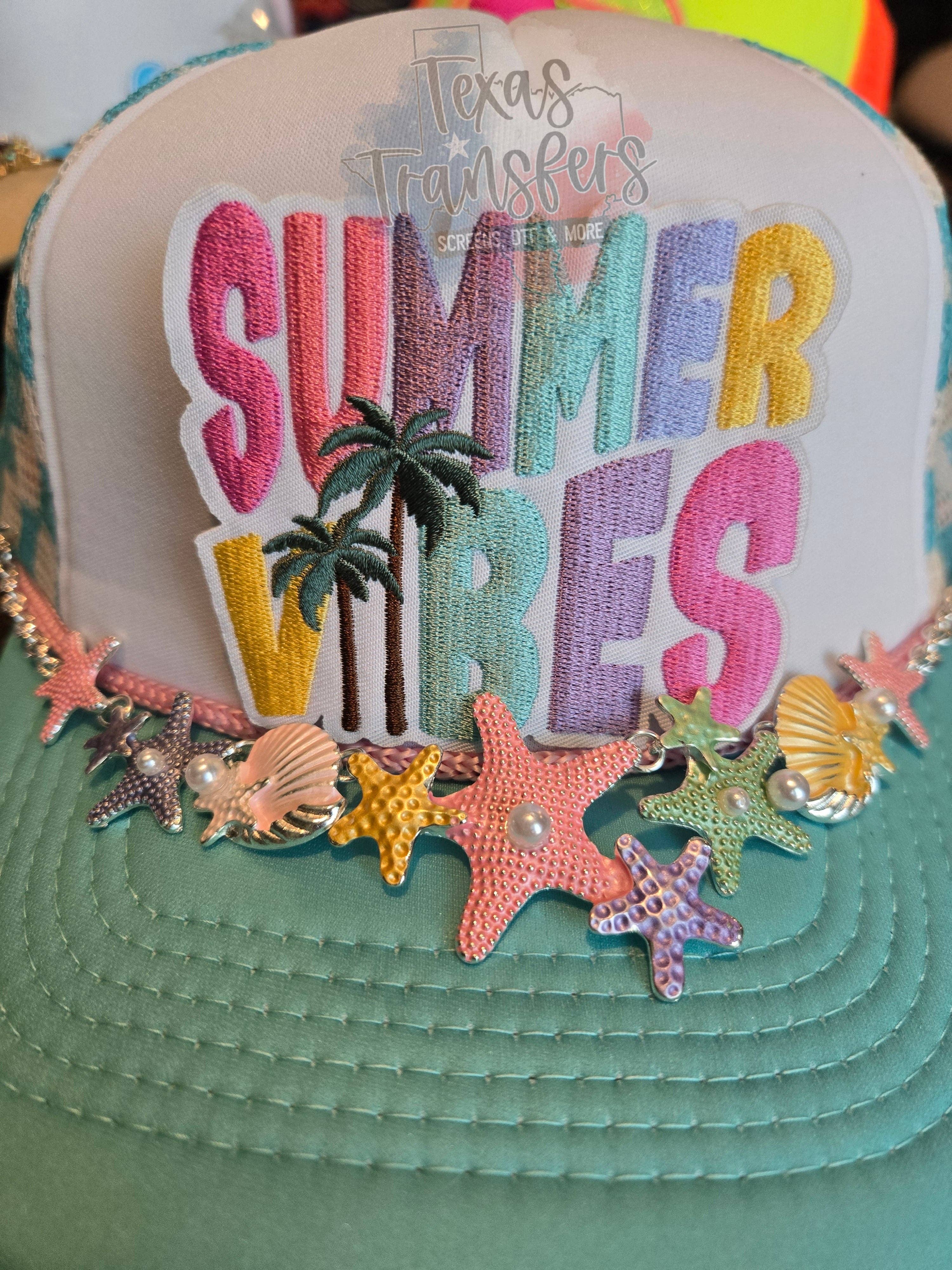Summer Vibes Pastel Iron-On PATCH