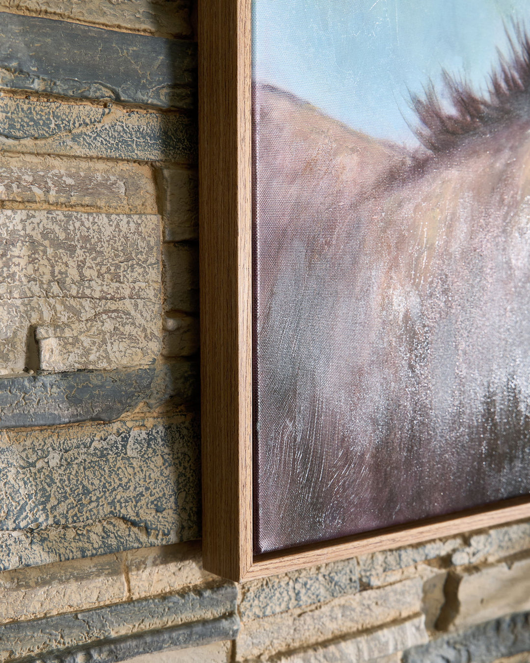 Landerton - Brown / Blue / White - Wall Art