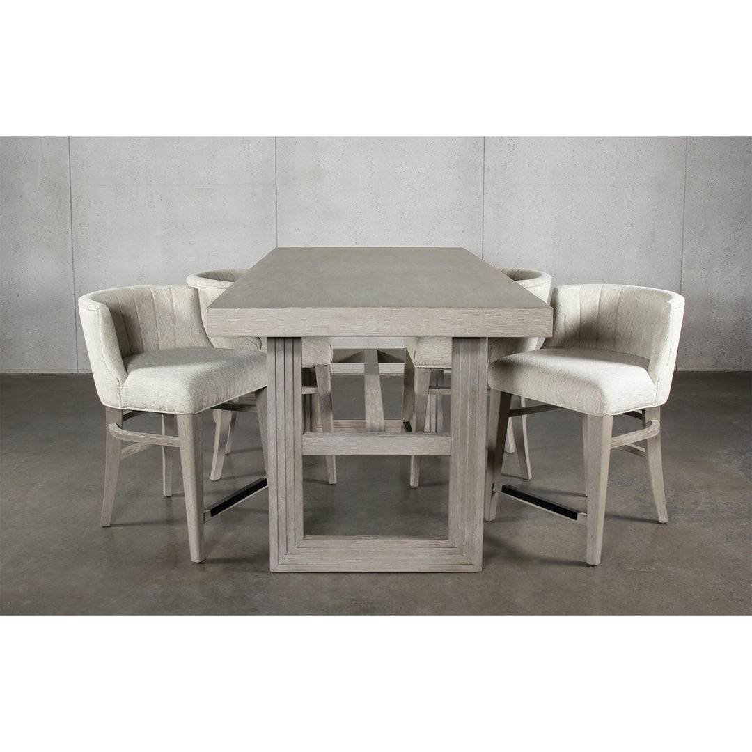 Cascade - Upholstered Curve-Back Counter Stool (Set of 2) - Dovetail