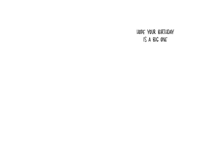 Funny Hot Dog Birthday Card